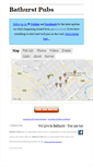 Mobile Screenshot of bathurstpubs.com