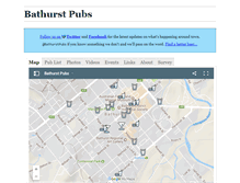 Tablet Screenshot of bathurstpubs.com